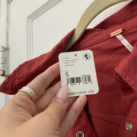 NWT Free People Thea Mini Dress - Picture 6 of 6